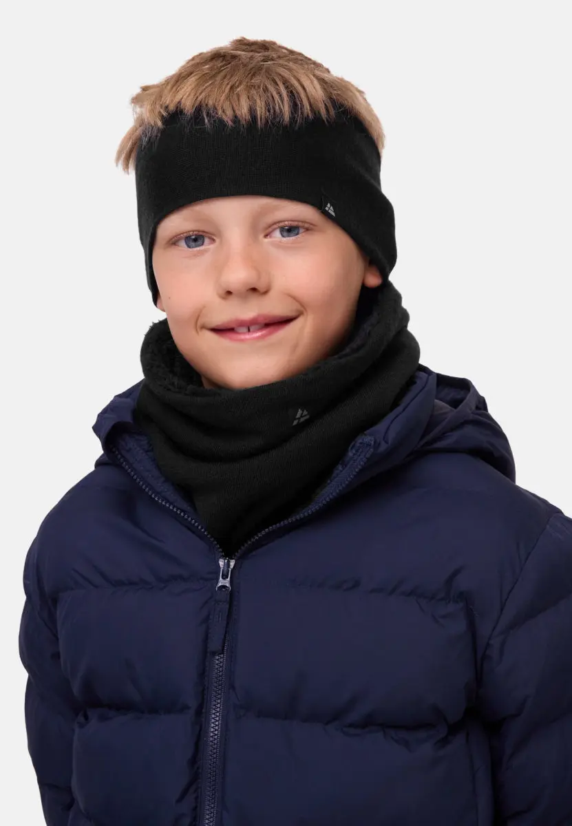 MERINOULD HALSEDISSE MED FLEECEFOR TIL BØRN - Image 3