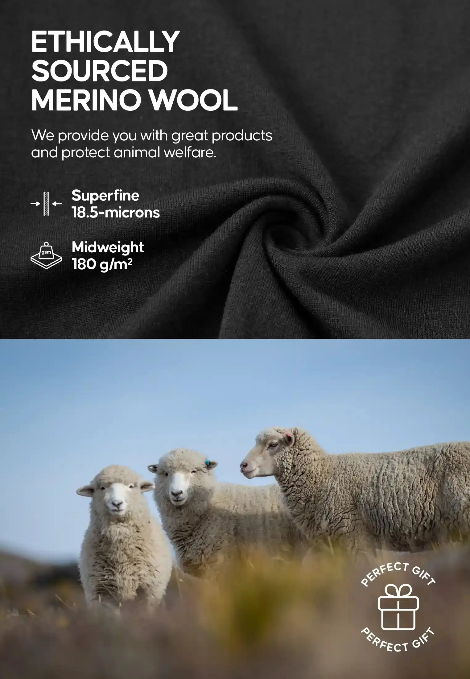 CORE MERINO HALF-ZIP SKIUNDERTRØJE - Image 4