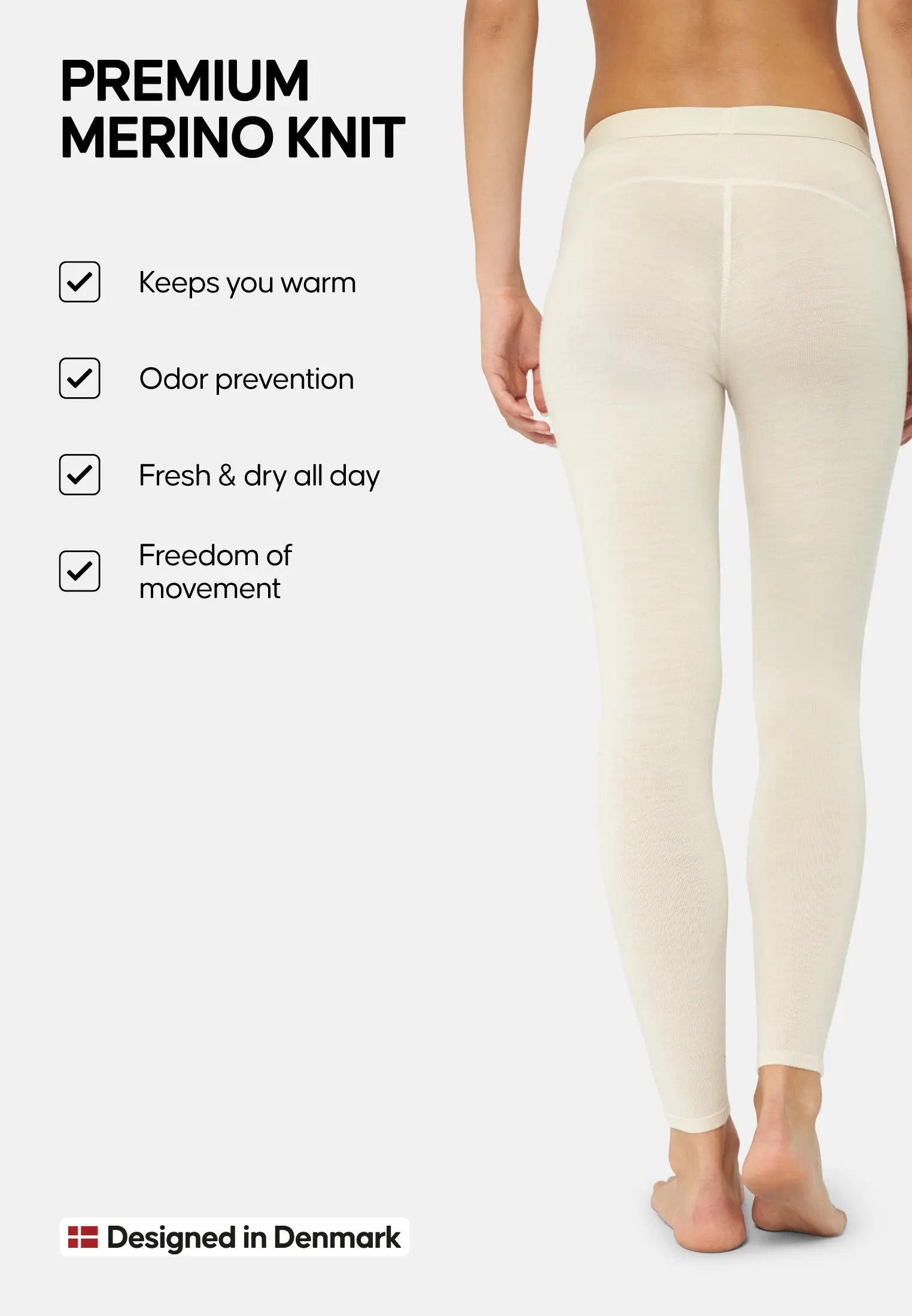 MERINOULD BASELAYER LEGGINGS TIL KVINDER (Outlet) - Image 10