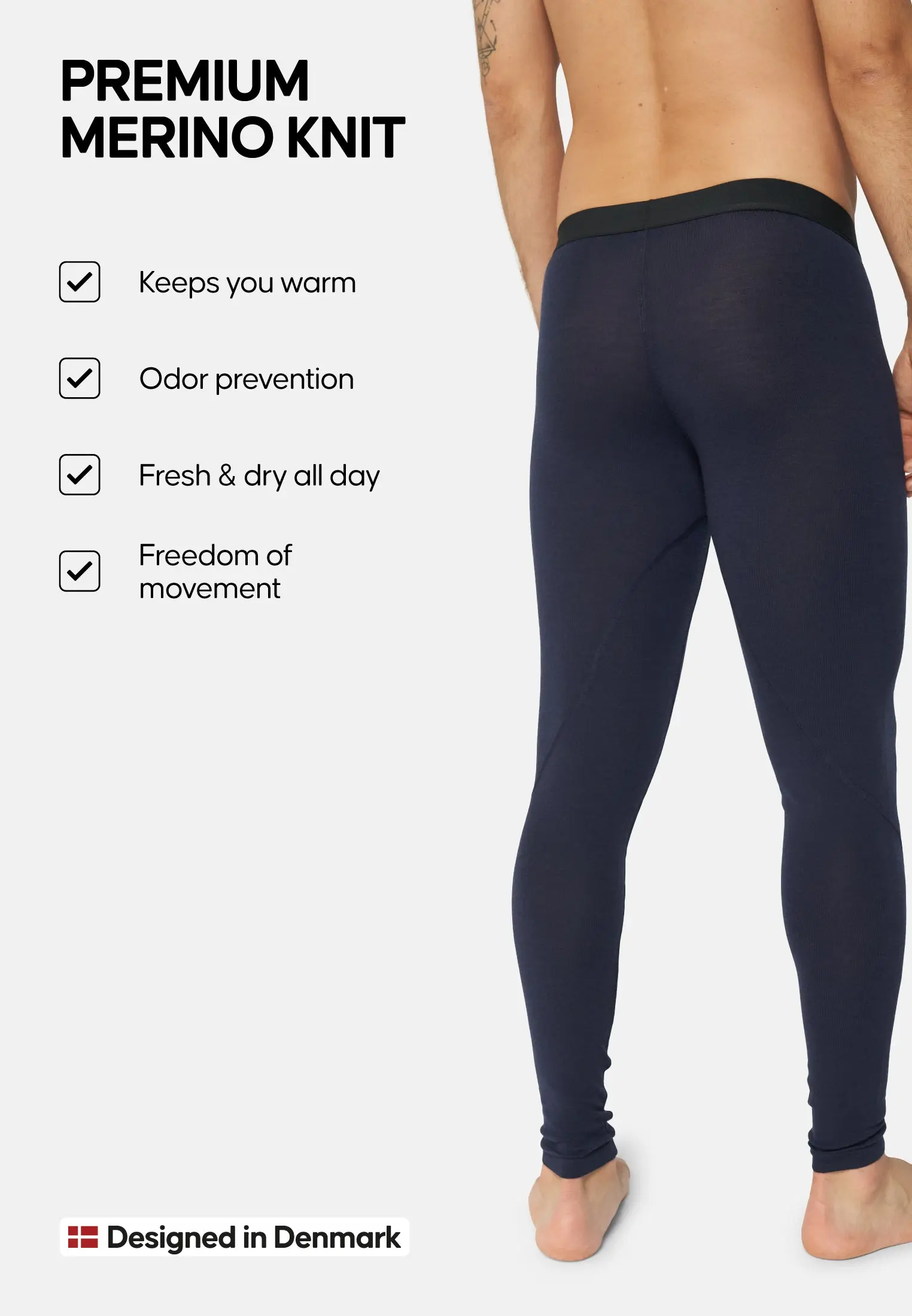 CORE MERINO SKIUNDERBUKSER (Outlet) - Image 14